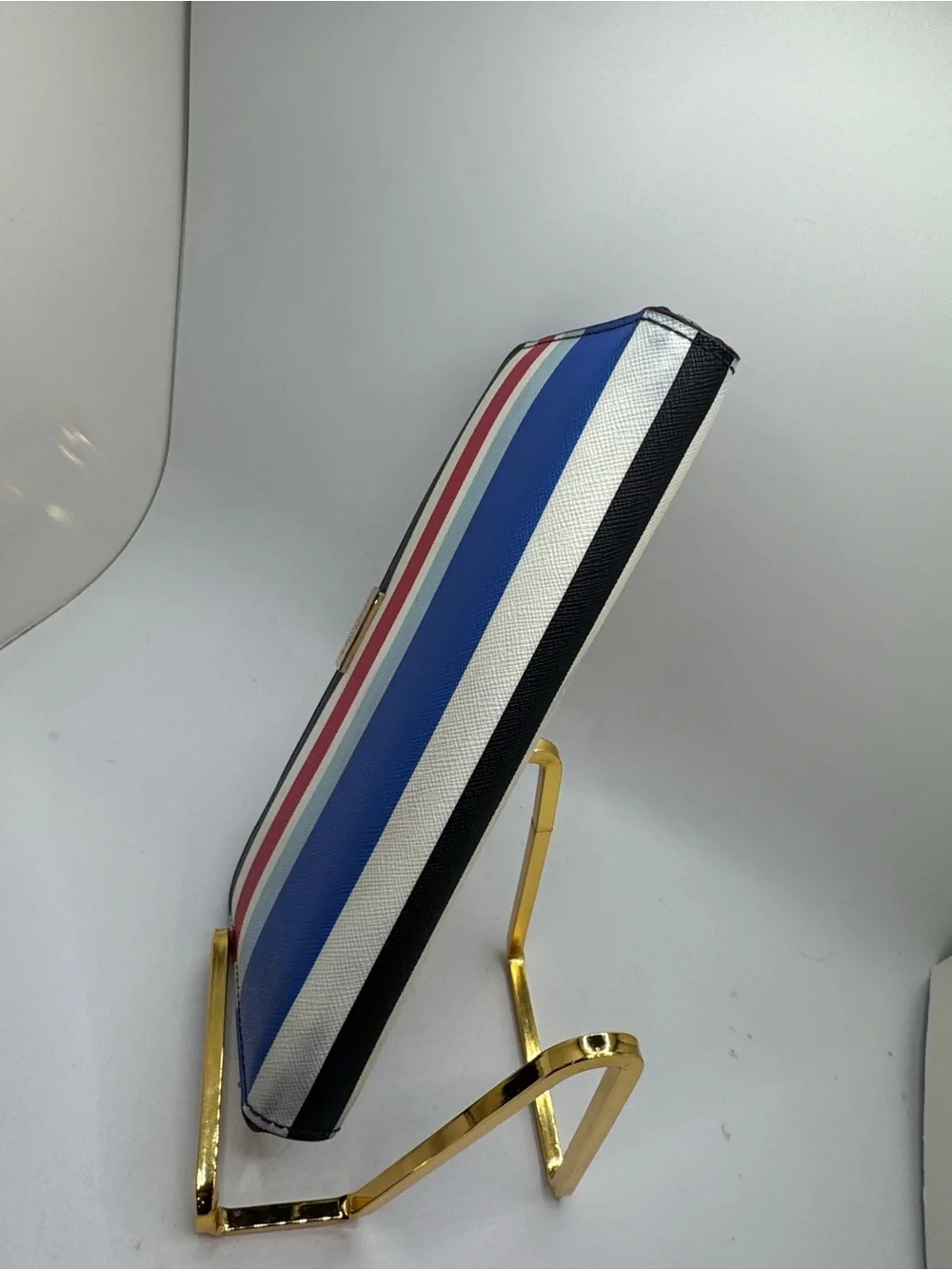 Kate Spade Laurel Way Neda Continental zip around  accordion Striped Wallet